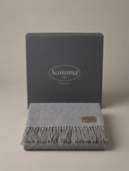 Plaid "Charme" in 100% lana  130x180 - SOMMA