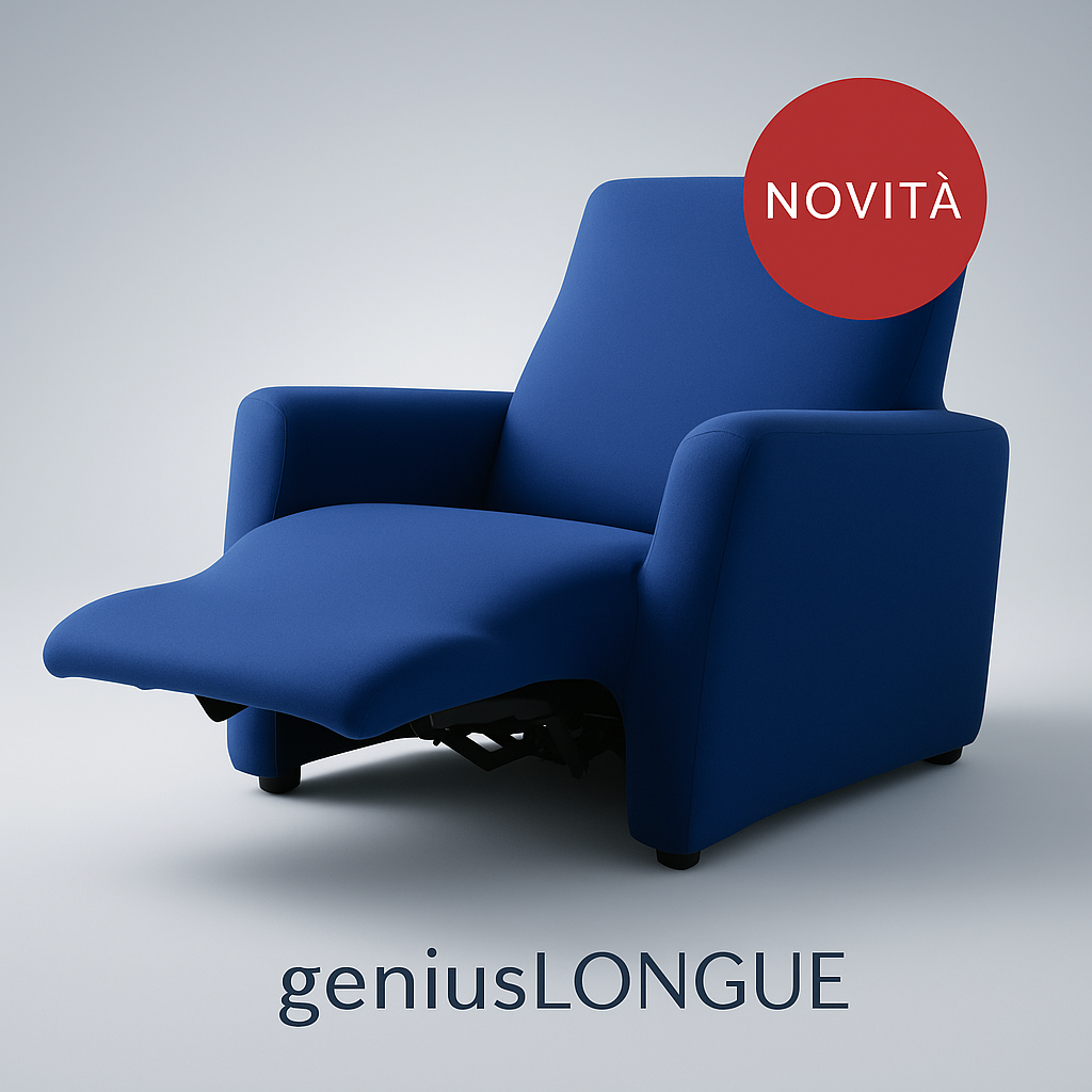 Copripoltrona Genius Lounge Biancaluna - Per Poltrone Relax e Reclinabili - Antimacchia