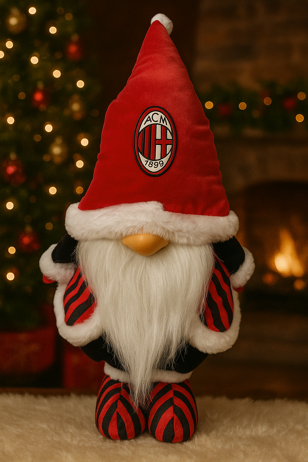 Gnomo Natalizio AC Milan – Altezza 57 cm