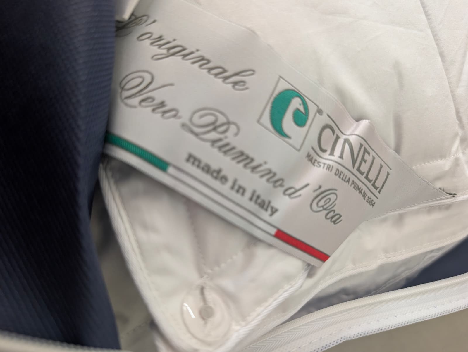 Piumino d'Oca Cinelli TEPORE 4 Stagioni (2+1) 760 CUIN in Cotone