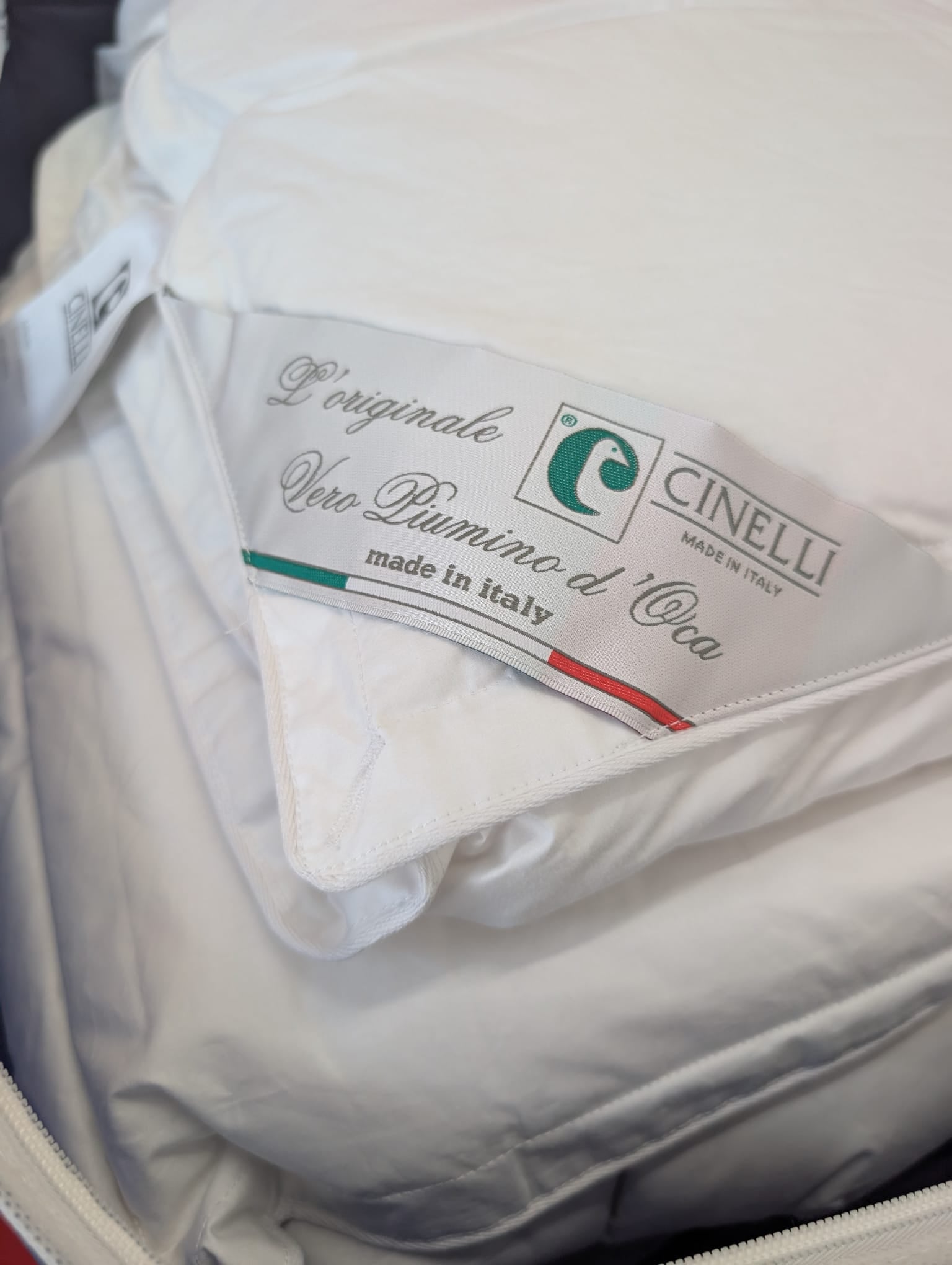 Piumino Siberiano Cinelli - Interno Letto Invernale in Piumino Naturale 730 CUIN e Percalle di Cotone