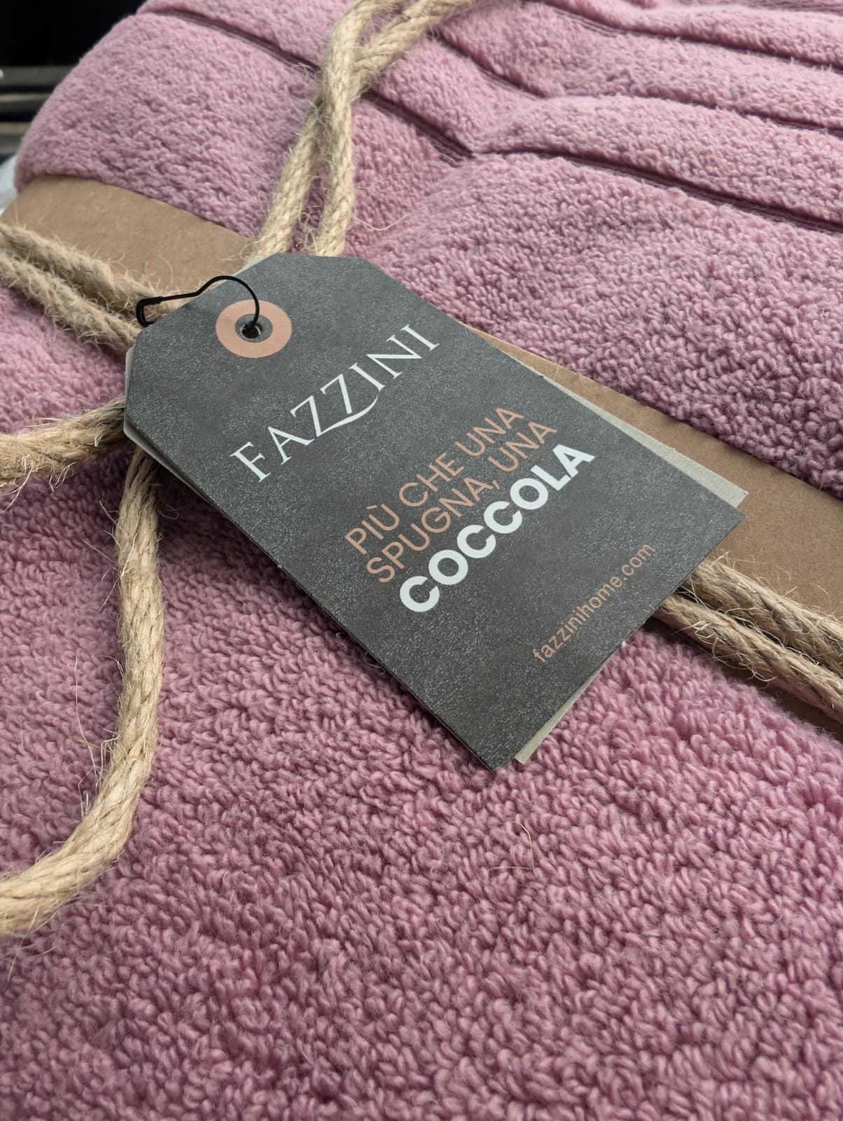 Telo Bagno Fazzini "Coccola" - Microcotone Zero Twist 550 gr/mq - 100x150 cm