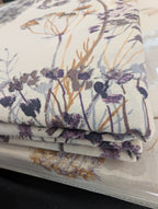 Completo Lenzuola Cogal "DayDream" - 100% Cotone Madapolam - Federe con Volant - Effetto Copriletto