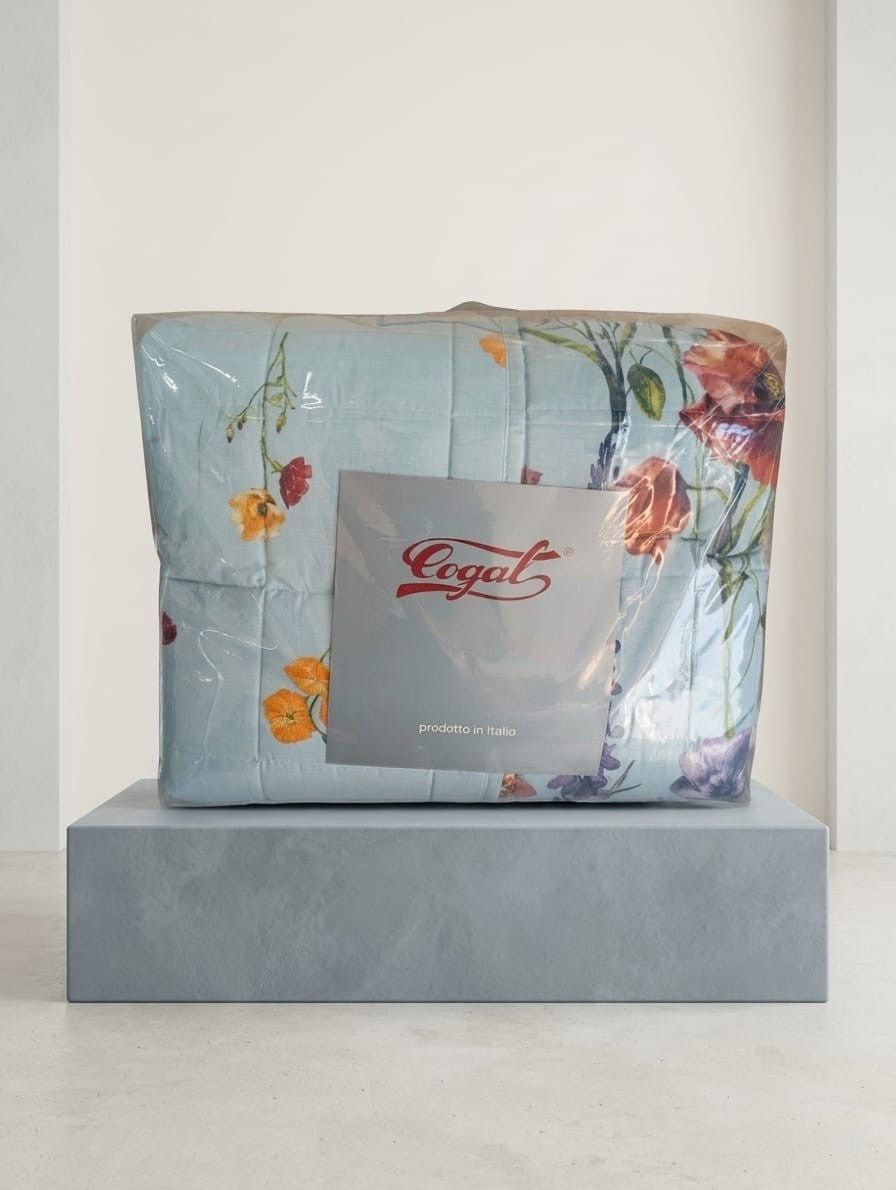 Quilt Trapuntino Matrimoniale Cogal Day Dream 260x270 cm - Puro Cotone Madopolam Double-Face