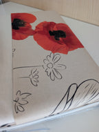 Parure Copripiumino Matrimoniale Cogal Flower Power Dis. 2650 - In Cotone Supreme con Stampa Digitale Piazzata