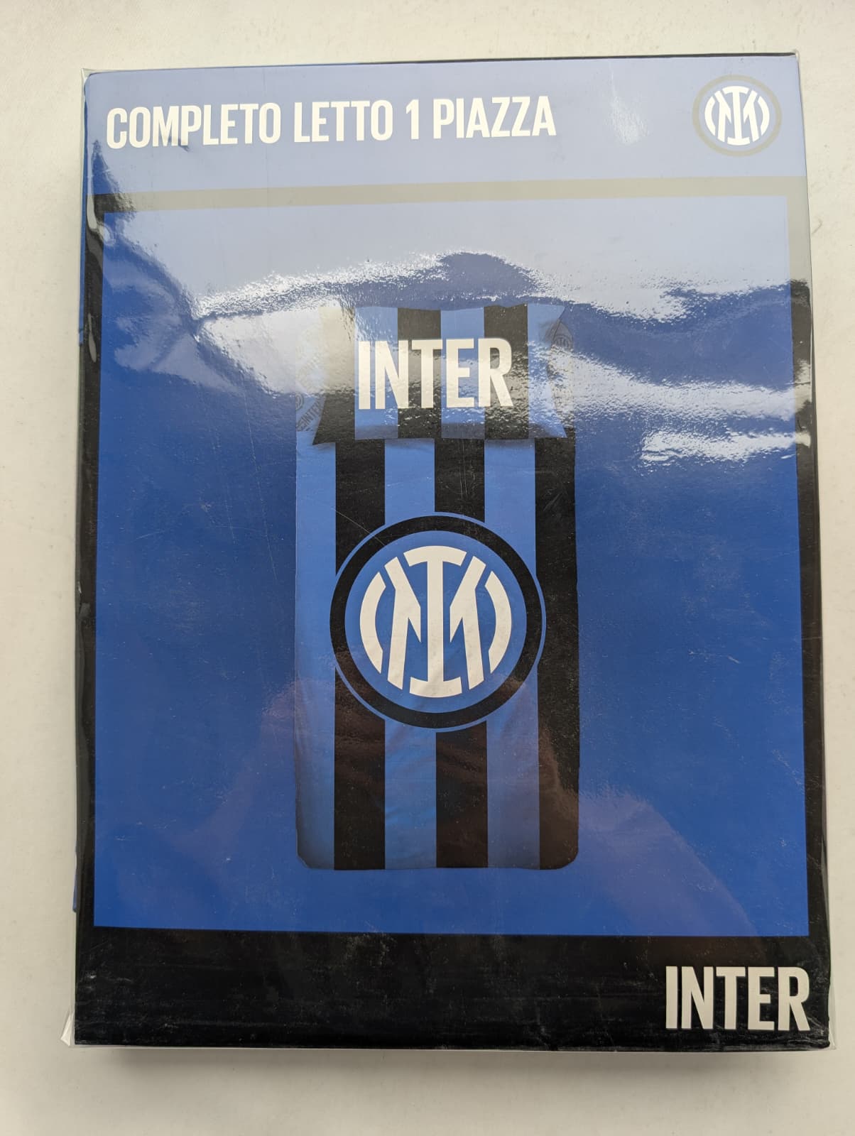 Completo Lenzuola Inter Official Product - Hermet - Letto Singolo 1 Piazza