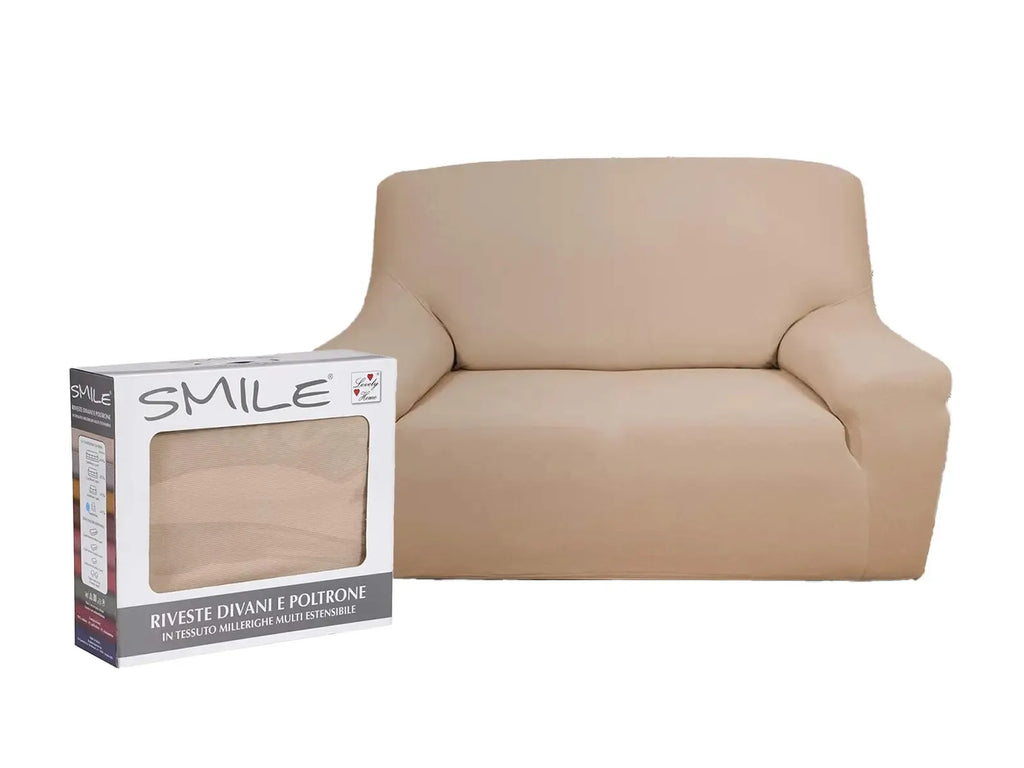 Copripoltrona e Copridivano Smile – Elasticizzato, Colorato, Made in Italy