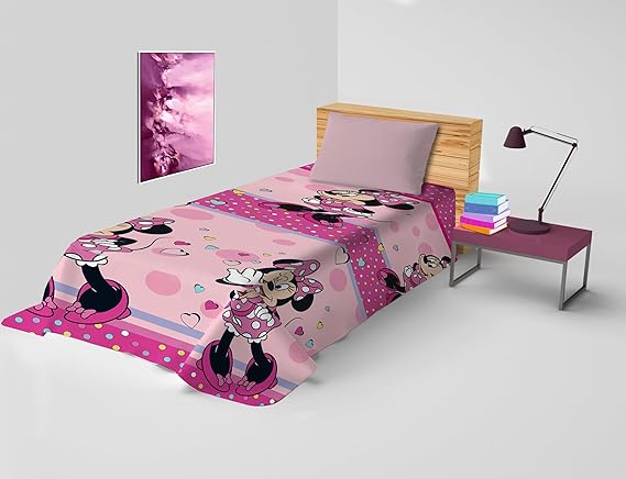 Copriletto Primaverile Panama Disney e Marvel Hermet - 100% Cotone | 170x270 cm