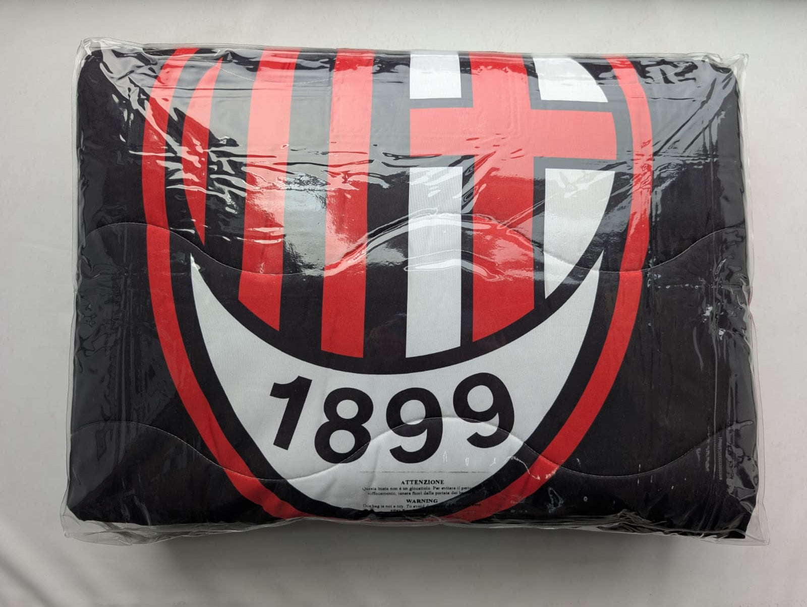 Copriletto Trapuntato AC Milan Official Product - Hermet - Singolo 170x260 cm