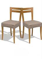 Coppia Coprisedia Genius Biancaluna - Imbottiti e Antimacchia - Made in Italy