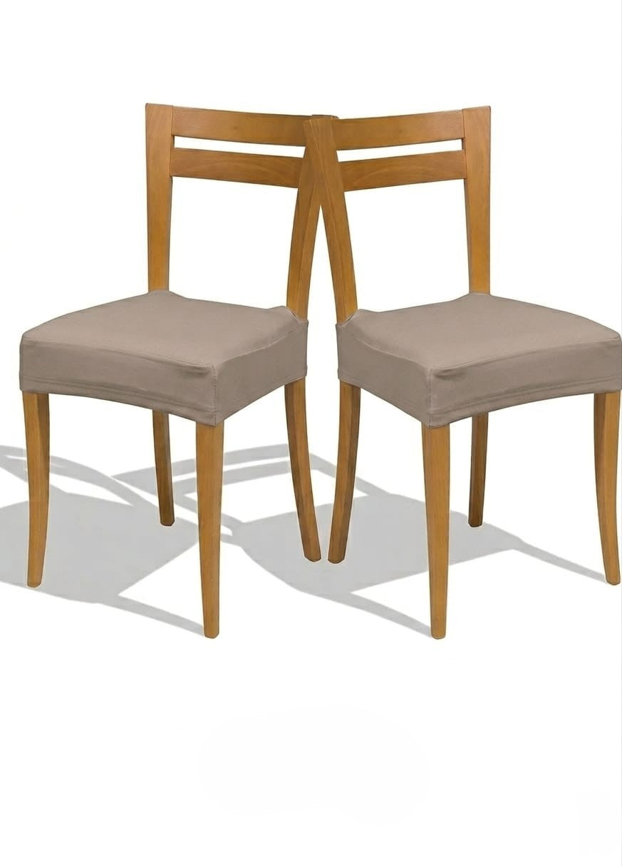 Coppia Coprisedia Genius Biancaluna - Imbottiti e Antimacchia - Made in Italy