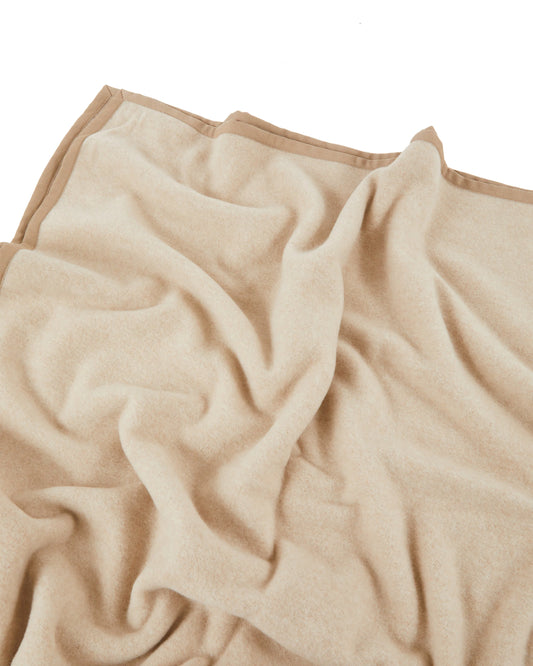 Coperta LANEROSSI "Cortina" in 100% Lana Vergine Merino Extrafine - 220x250 cm