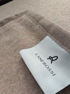 Coperta LANEROSSI "Cortina" in 100% Lana Vergine Merino Extrafine - 220x250 cm
