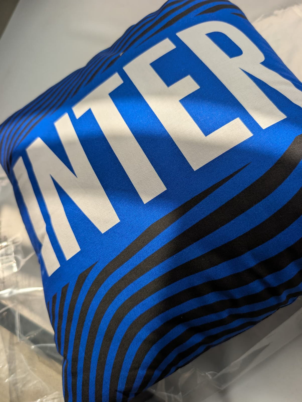 Cuscino Arredo Inter Official Product - Quadrato o Sagomato Rotondo