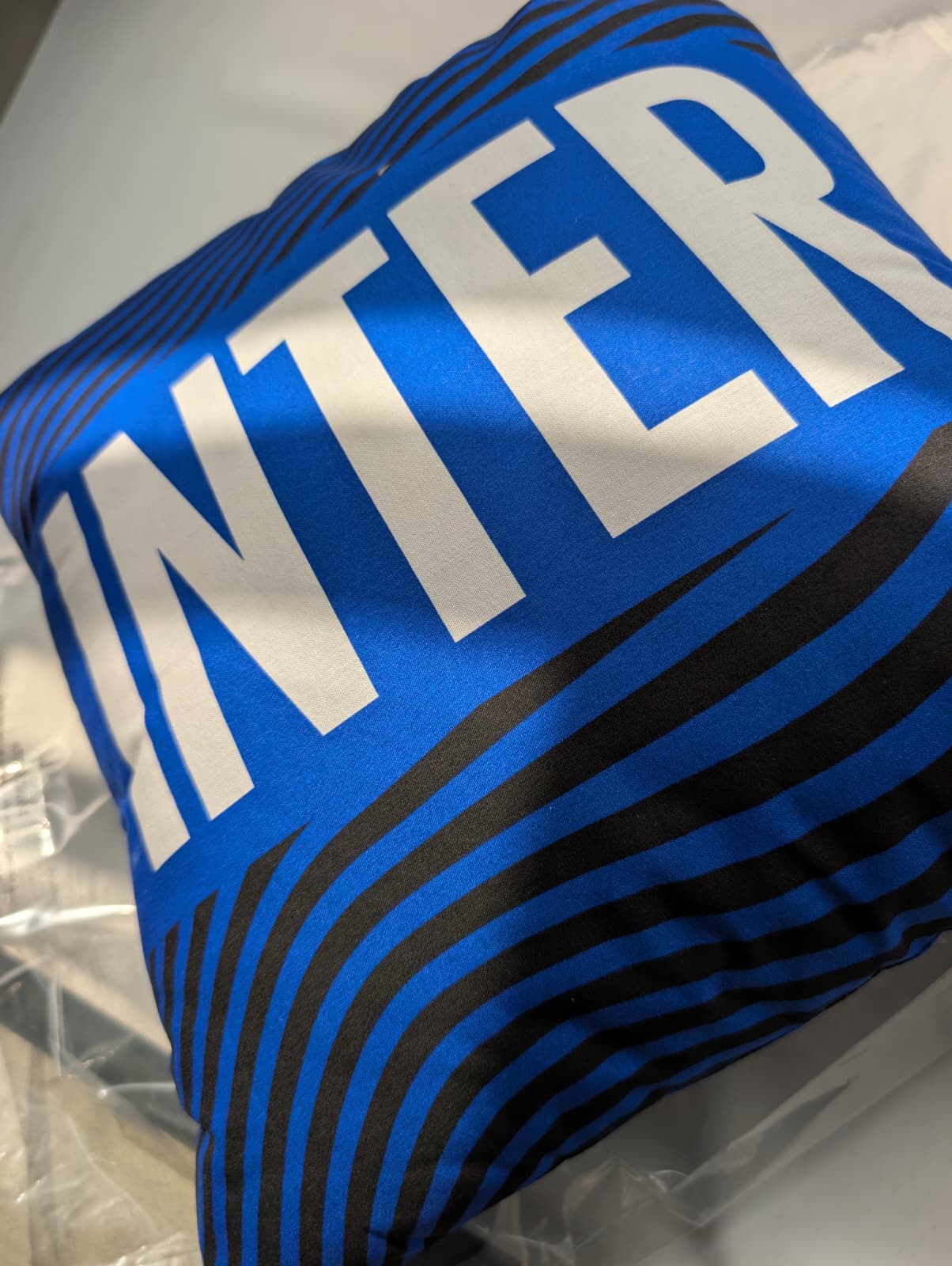 Cuscino Arredo Inter Official Product - Quadrato o Sagomato Rotondo