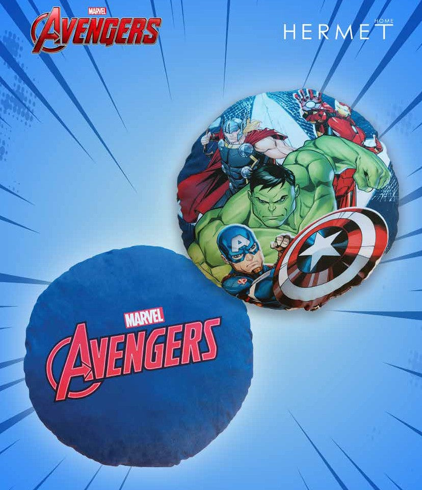 Cuscino Sagomato Disney e Marvel Hermet - Morbido Arredo Cameretta | 35x35 cm