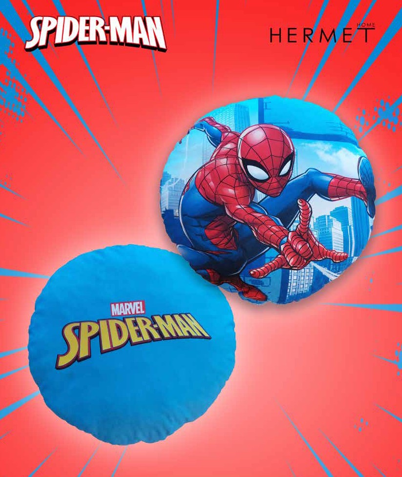 Cuscino Sagomato Disney e Marvel Hermet - Morbido Arredo Cameretta | 35x35 cm