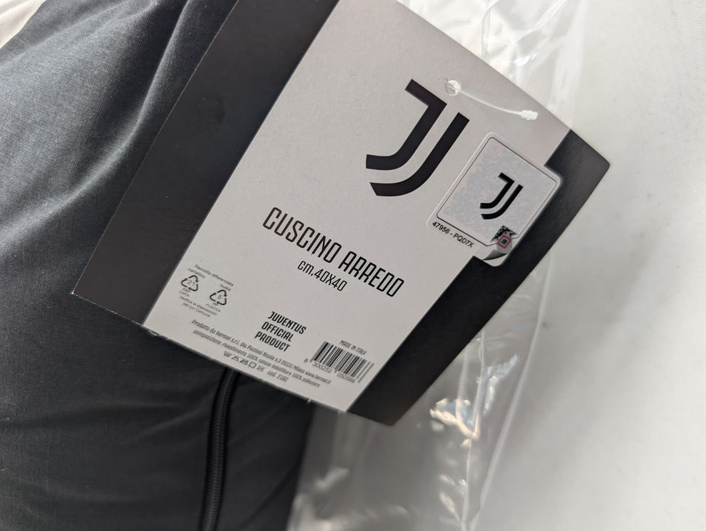 Cuscino Arredo Juventus Official Product - Quadrato o Sagomato Rotondo