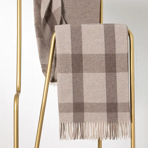 Plaid "Degradè" in 100% Lana - SOMMA