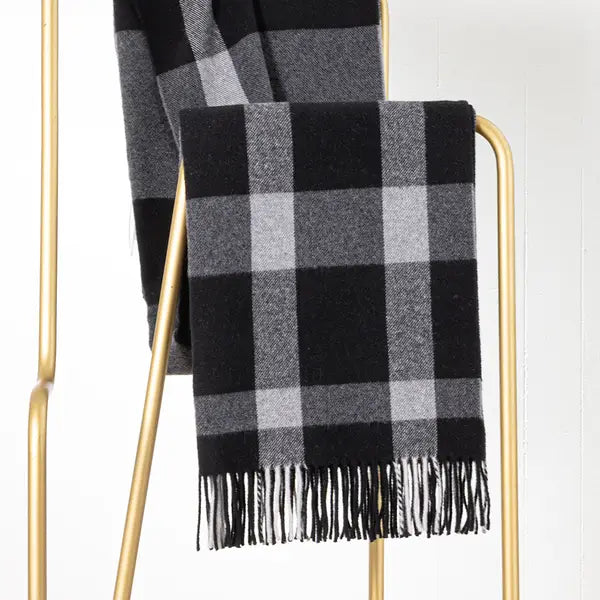 Plaid "Degradè" in 100% Lana - SOMMA