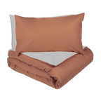 Dialogo - Parure Copripiumino Matrimoniale – 100% Cotone – Made in Italy - Fazzini