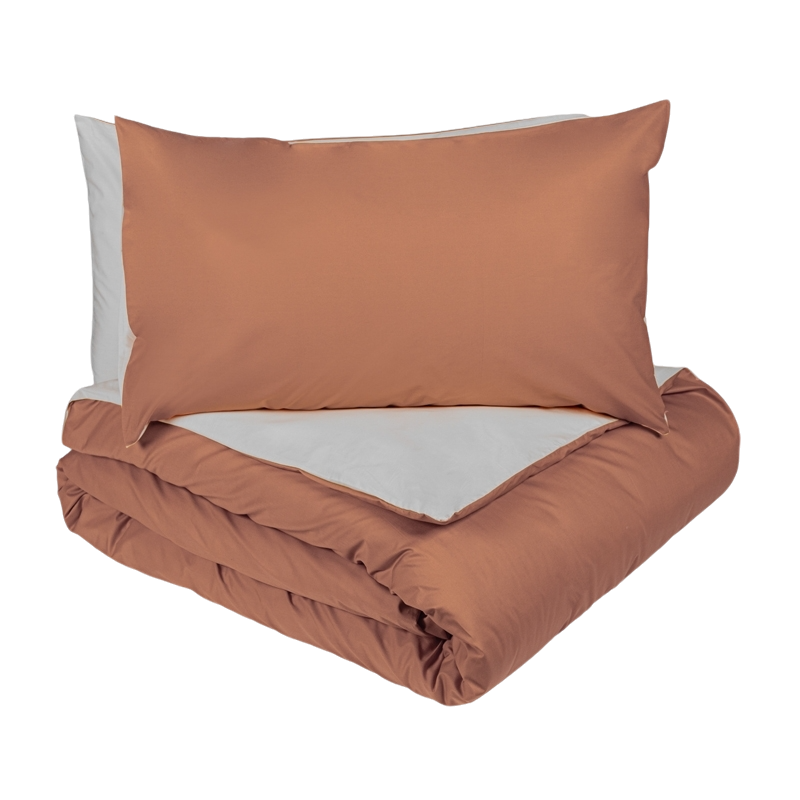 Dialogo - Parure Copripiumino Matrimoniale – 100% Cotone – Made in Italy - Fazzini