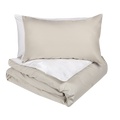 Dialogo - Parure Copripiumino Matrimoniale – 100% Cotone – Made in Italy - Fazzini