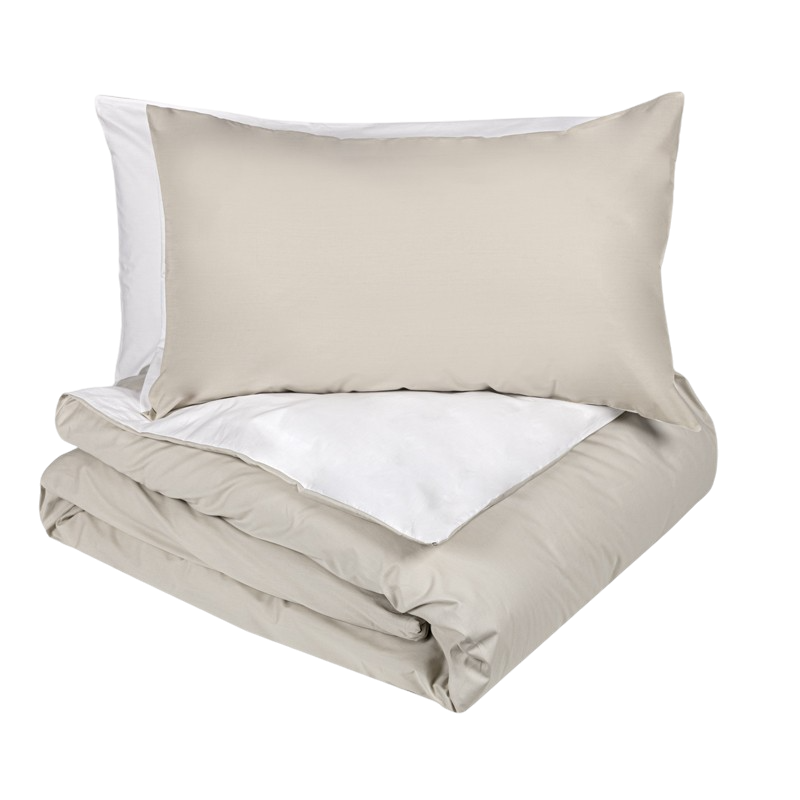Dialogo - Parure Copripiumino Matrimoniale – 100% Cotone – Made in Italy - Fazzini