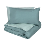 Dialogo - Parure Copripiumino Matrimoniale – 100% Cotone – Made in Italy - Fazzini