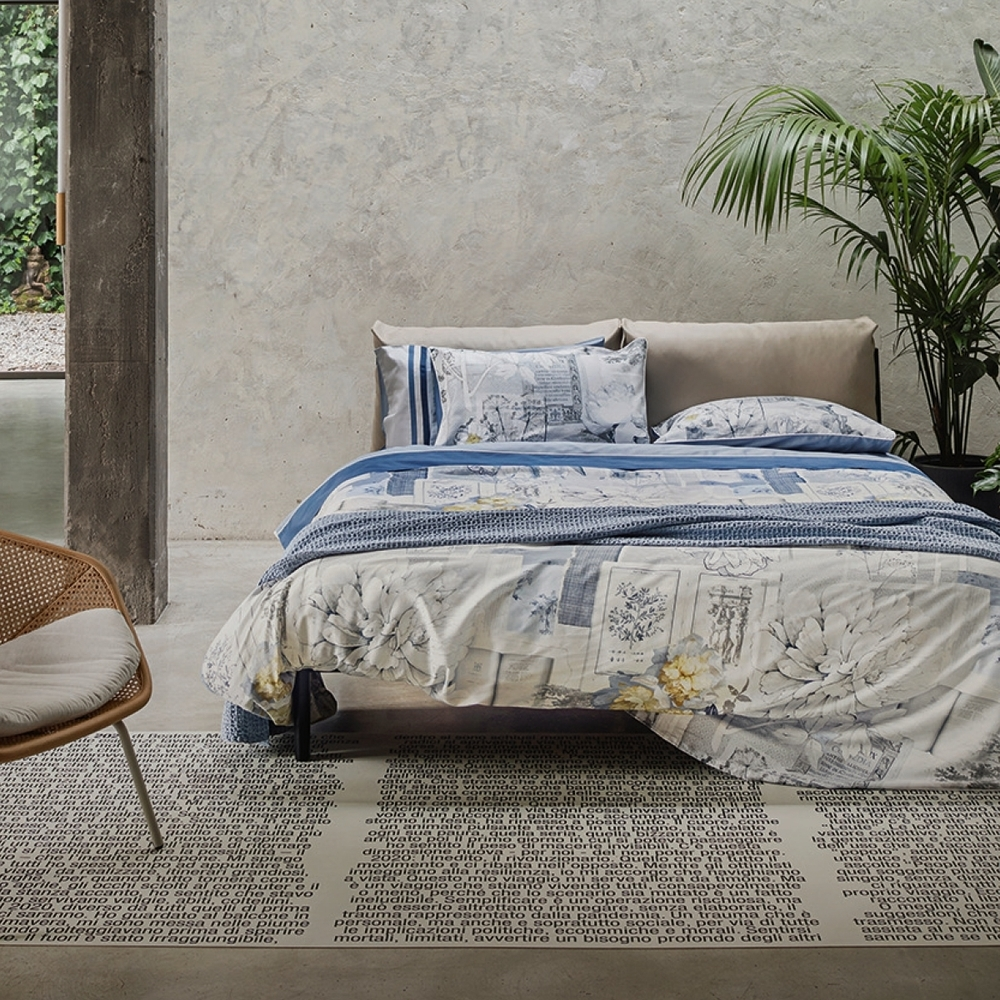 Divina- Parure Copripiumino in percalle - Fazzini