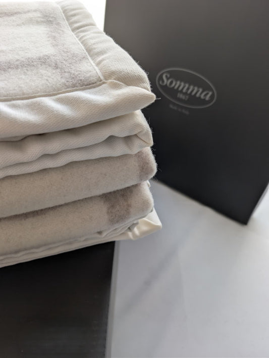 Coperta Matrimoniale "Doran" in 100% Lana merino 230x250 - Somma