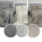 EasyHome Quilt "Riga" Trapuntino Matrimoniale 2 Piazze - 260x260 cm