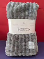 Plaid Easy Home BOSTON 200x250 cm in Morbido Pile Goffrato