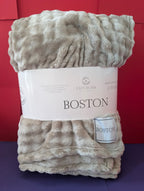 Plaid Easy Home BOSTON 200x250 cm in Morbido Pile Goffrato