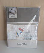 Completo Lenzuola Fazzini "Magellano" - Percalle di Puro Cotone - Stampa Digitale