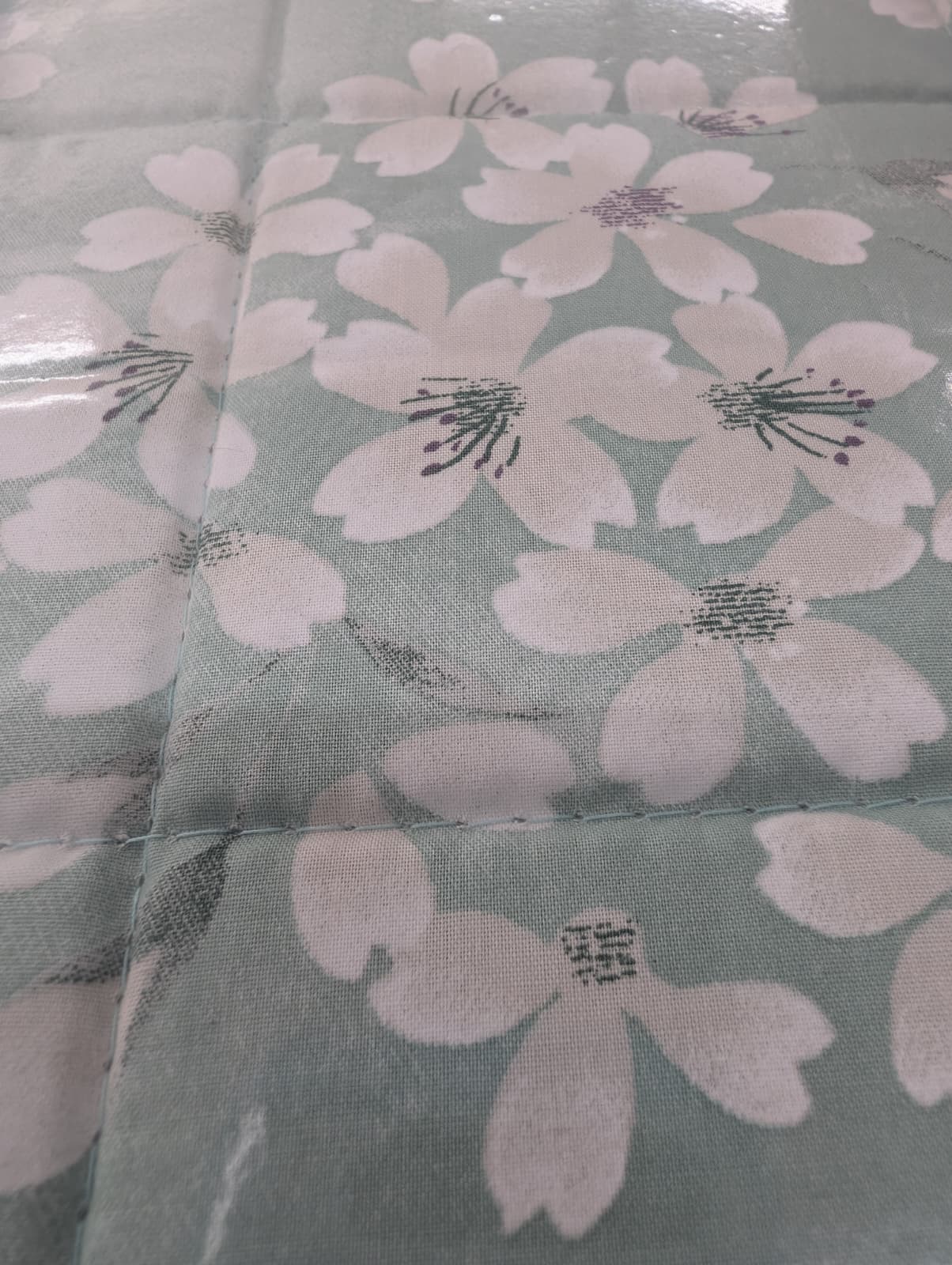 Trapuntino Quilt Matrimoniale Fazzini Kimono 270x270 cm - Percalle di Cotone