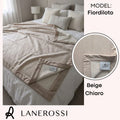 Coperta LANEROSSI "Fiordiloto" in Lana Merinos e Cashmere 250x220