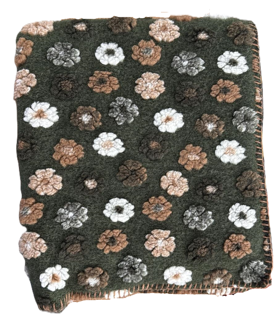 Plaid in Lana Cotta Made in Italy 150 X170 cm