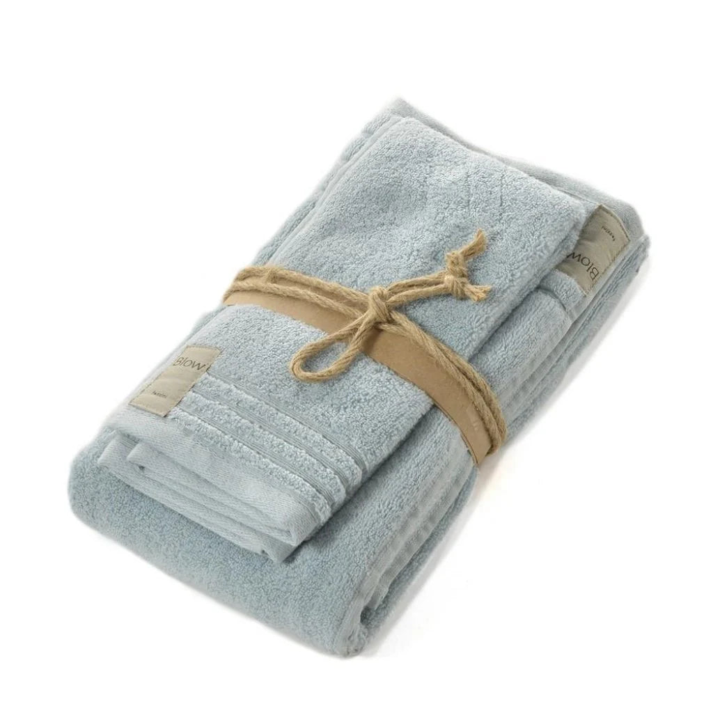 Coppia Asciugamani 1+1 Fazzini "Coccola" - Microcotone Zero Twist 550 gr/mq