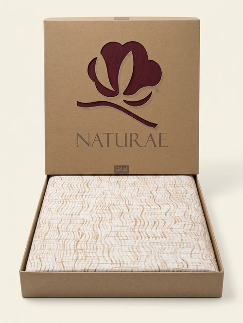 Completo Copripiumino Matrimoniale Gabel Naturae Egle 100% Cotone