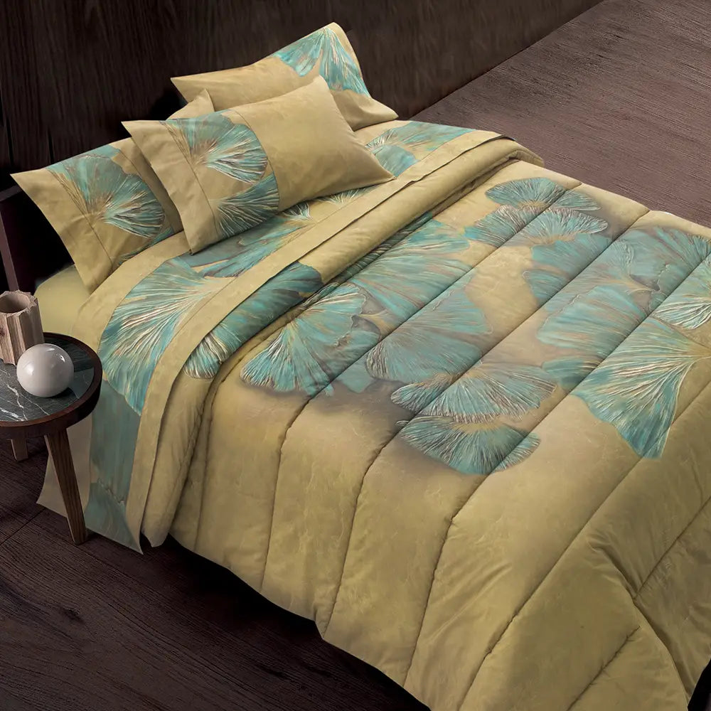 Trapunta Matrimoniale Gabel Aurum - Collezione Trendy Oro 260x260 cm