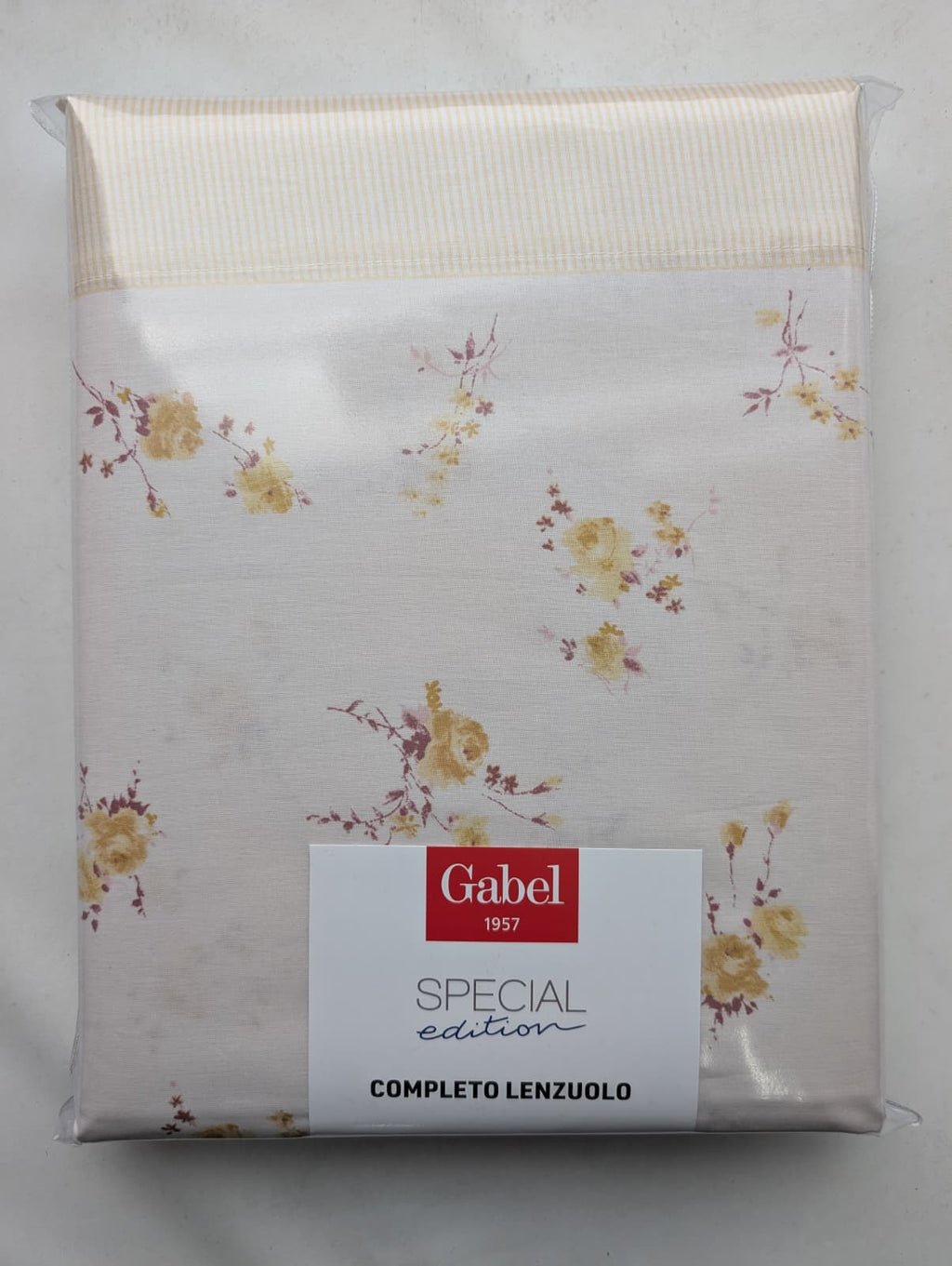 Completo Lenzuola Gabel Beatrice - Matrimoniale in Puro Cotone - Made in Italy