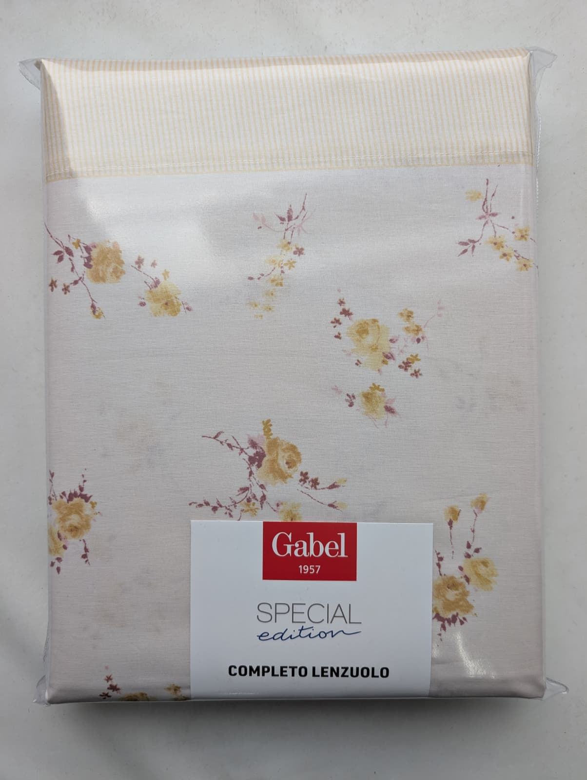 Completo Lenzuola Gabel Beatrice - Matrimoniale in Puro Cotone - Made in Italy
