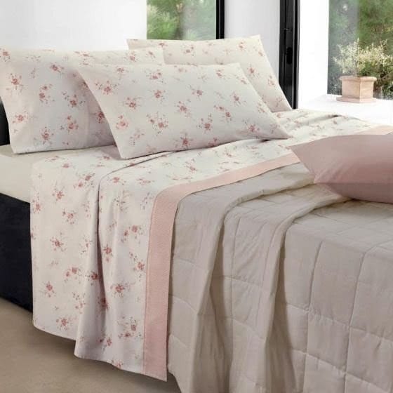 Completo Lenzuola Gabel Beatrice - Matrimoniale in Puro Cotone - Made in Italy