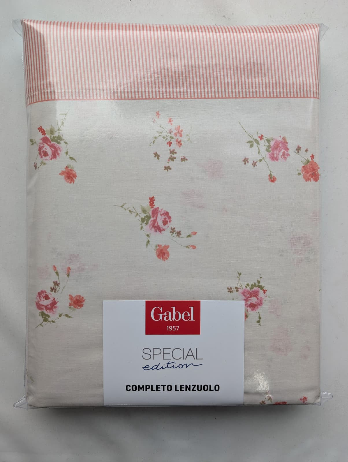 Completo Lenzuola Gabel Beatrice - Matrimoniale in Puro Cotone - Made in Italy