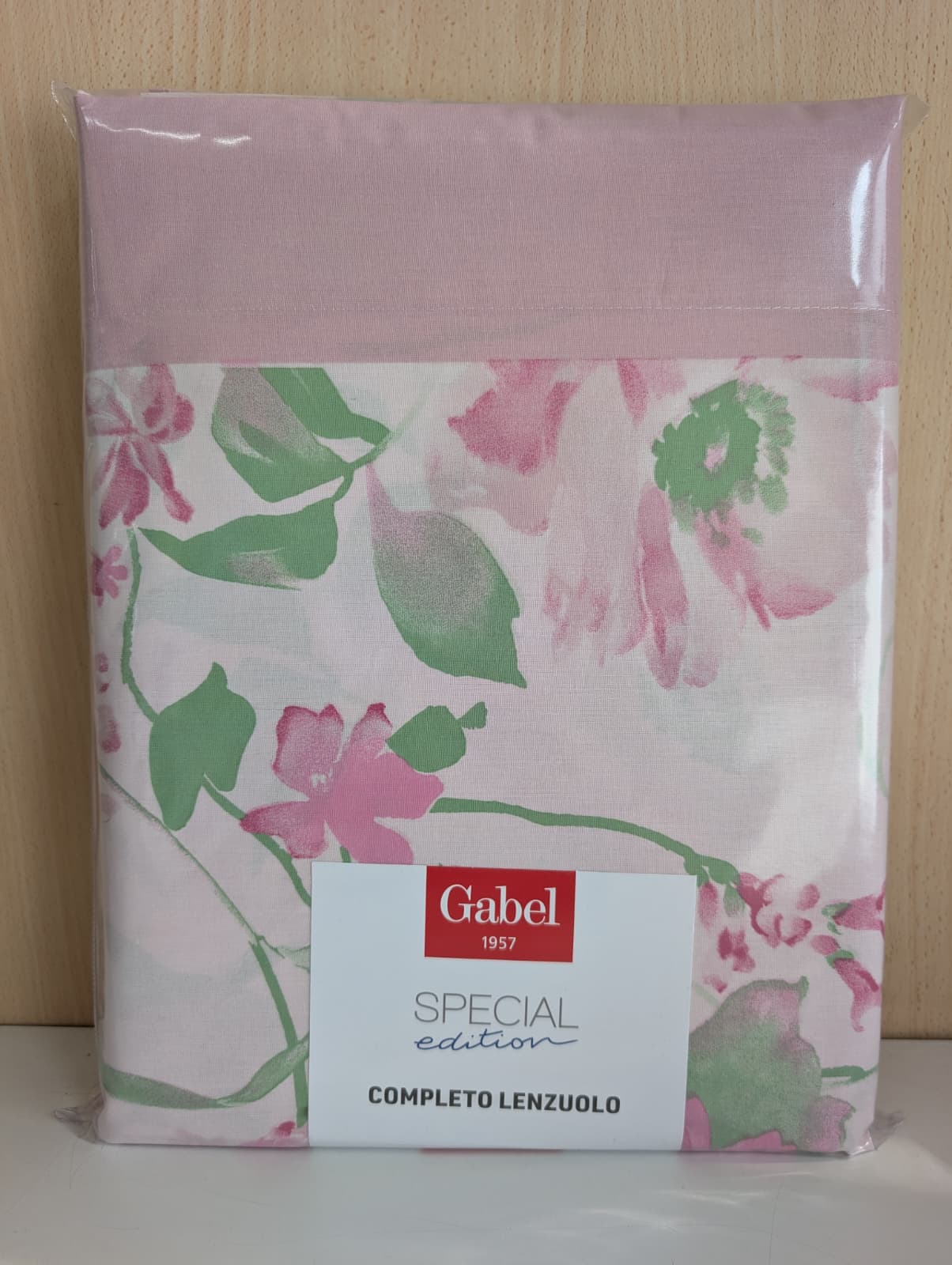 Completo Lenzuolo Gabel "Musa" - Dis. 24999 - Puro Cotone 58 fili - Made in Italy