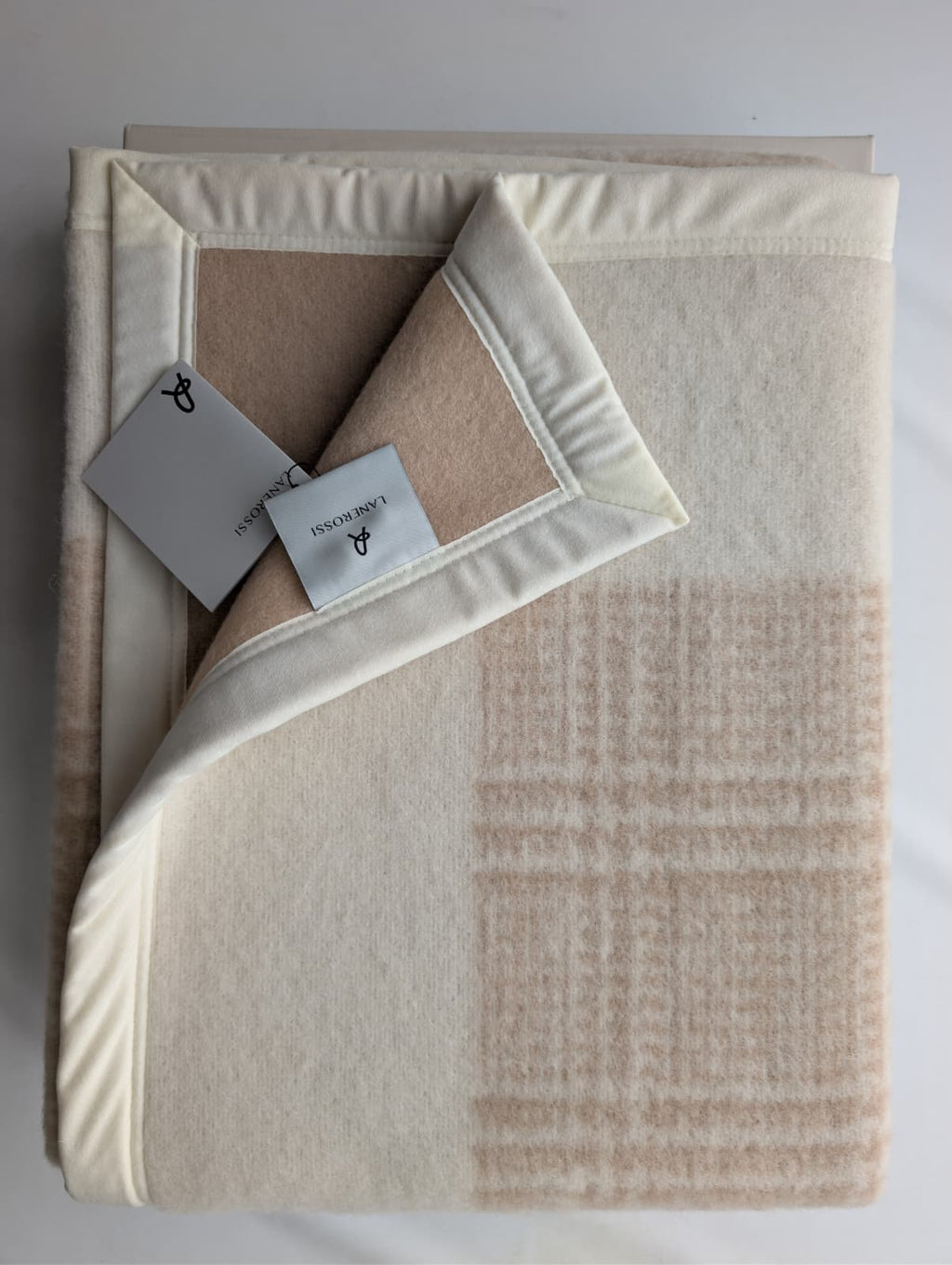 Coperta LANEROSSI "Galles" in 100% Pura Lana – 160x210