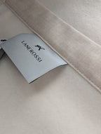 Coperta LANEROSSI "Geisha" in 100% Puro Cashmere - 230x250 cm - Cucita a Mano