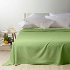 Copriletto Estivo Caleffi "Rodeo" in Cotone Panama - Tinta Unita