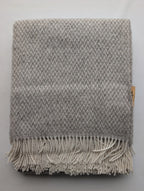 PLAID "Navigli Nat" in 100% Lana Vergine - 130x170 cm - Marzotto Home 1836